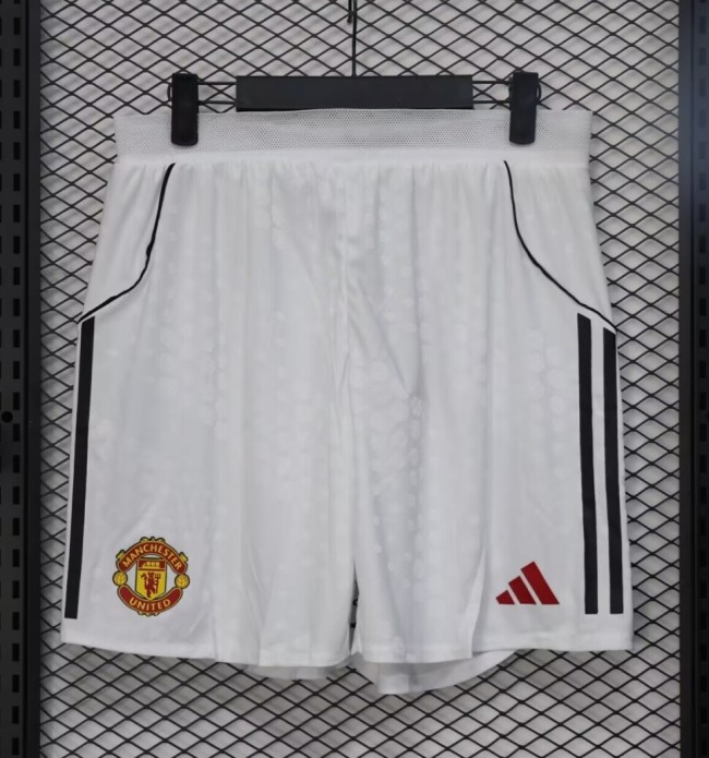 25-26 Man Utd Home Player Version Shorts Pants