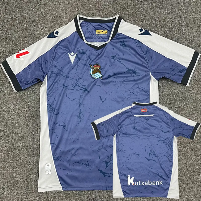25-26 Real Sociedad Away Fans Soccer Jersey