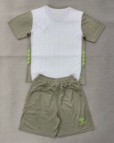 25-26 Werder Bremen Away Kids Soccer Jersey