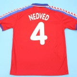 1996 Czech Home Retro Soccer Jersey