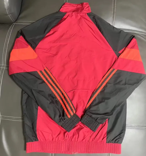 25-26 Mexico Red black Windbreaker