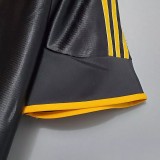 1999-2000 RMA Away Black Retro Soccer Jersey