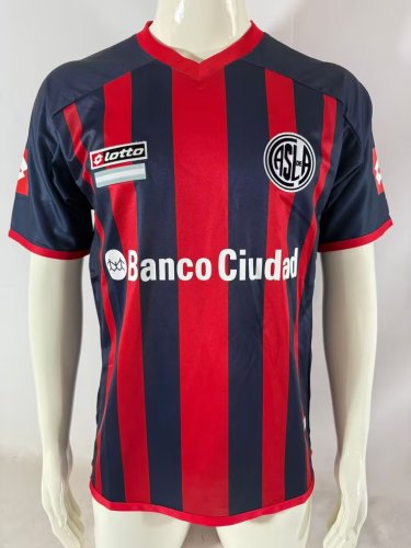2013-2014 San Lorenzo Home Retro Soccer Jersey