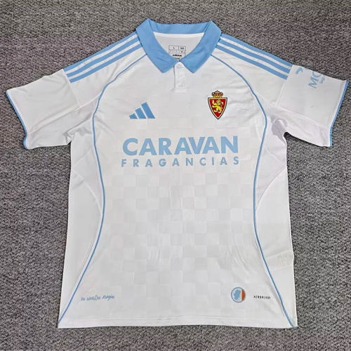 25-26 Zaragoza Home Fans Soccer Jersey