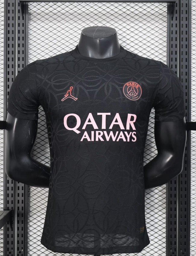 25-26 PSG Black Special Edition Player Version Training shirts