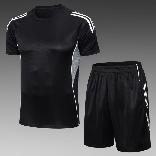 2025 No Label Player Version Training Short Suit —Black黑色 无标