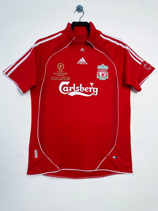 2006-2008 LIV Home Retro Soccer Jersey 欧冠版
