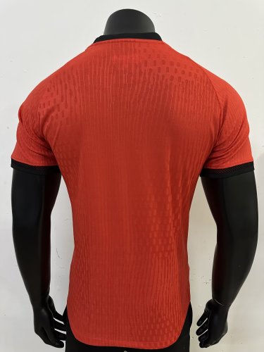 25-26 PSG Red Co-Signed Version Player Version Soccer Jersey