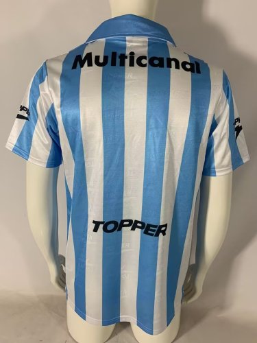 1997-1998 Racing Club Home Retro Soccer Jersey