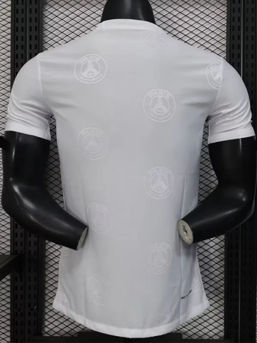 25-26 PSG White Special Edition Player Version Training shirts (队标印花)