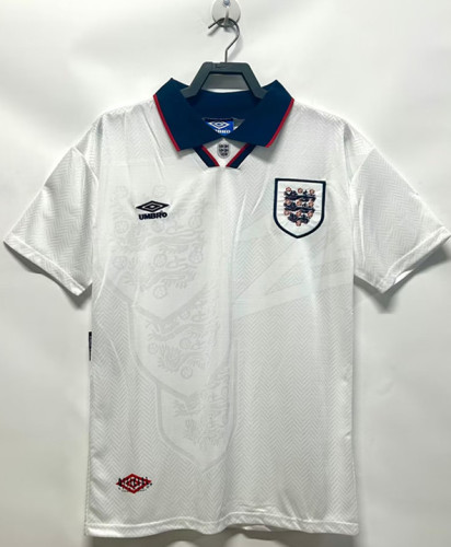 1994-1995 England Home Retro Soccer Jersey