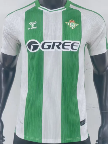 25-26 Real Betis Home Player Version Soccer Jersey