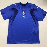 2006 Italy Home Blue Retro Soccer Jersey