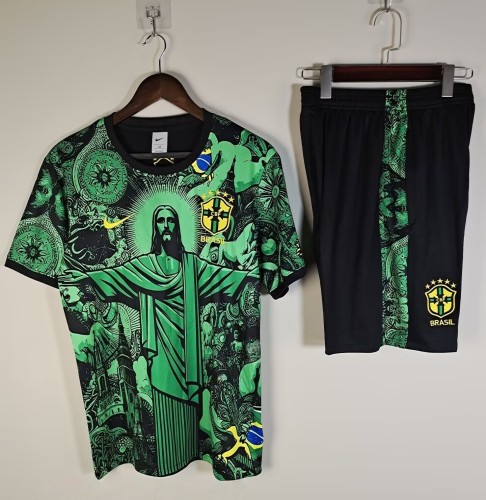 25-26 Brazil High Quality Kids Training Short Suit