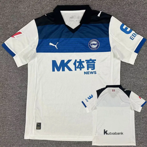 25-26 Alaves Away Fans Soccer Jersey 1:1 Thai Quality
