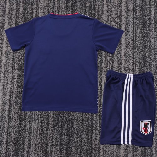2018 Japan Home Retro Kids Soccer Jersey