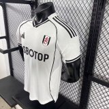 25-26 Fulham Home Player Version Soccer Jersey 1:1 Thai Quality
