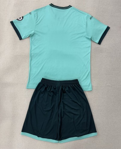 25-26 Wolves Away Kids Soccer Jersey