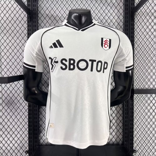 25-26 Fulham Home Player Version Soccer Jersey 1:1 Thai Quality