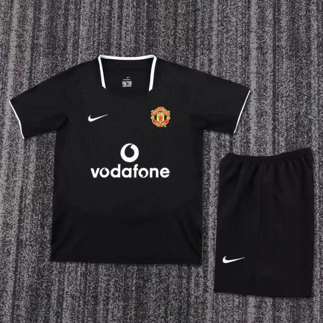 2003-2004 Man Utd Away Retro Kids Soccer Jersey
