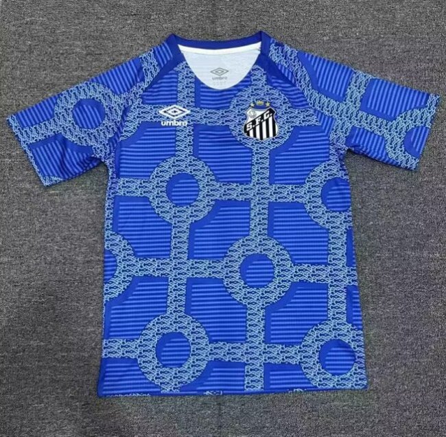 25-26 Santos FC Blue Training shirts