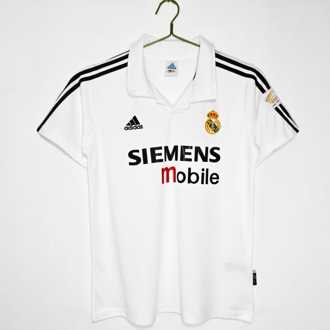 2002-2003 RMA Home Retro Soccer Jersey
