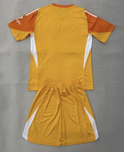 25-26 Nottingham Orange GoalKeeper Kids Soccer Jersey