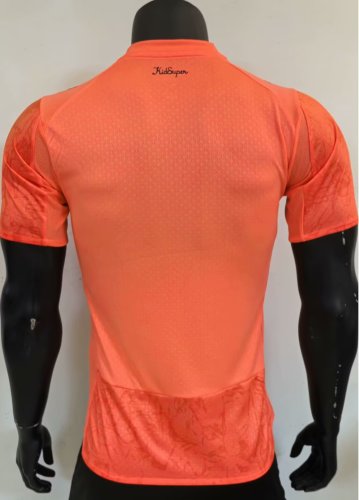 25-26 Man City Orange Goalkeeper Player Version Soccer Jersey