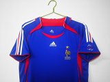 2006 France Home Retro Soccer Jersey