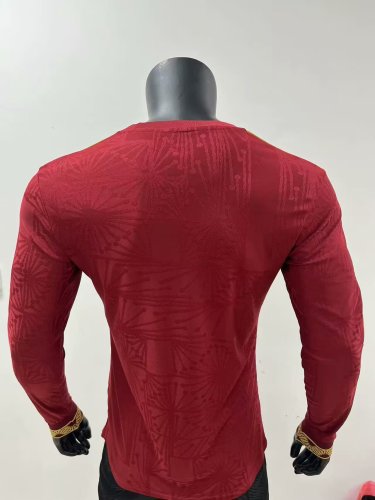 25-26 Mexico Gold Cup Red Long Sleeve Player Vesion Soccer Jersey
