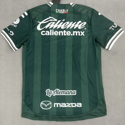 25-26 Leon Home Fans Soccer Jersey 1:1 Thai Quality