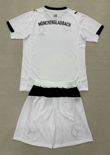 25-26 Monchengladbach Home Kids Soccer Jersey