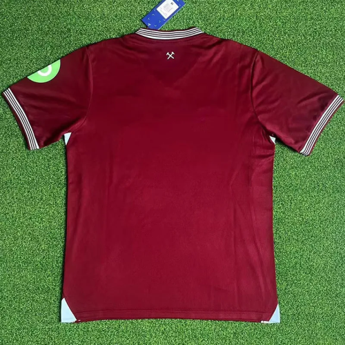 25-26 West Ham Home Fans Soccer Jersey