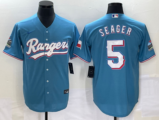 2024 MLB Texas Rangers New Pattern Jersey