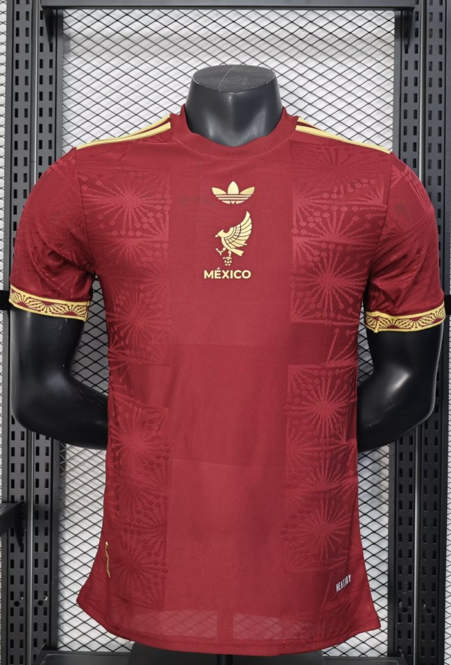 25-26 Mexico Gold Cup Red Player Vesion Soccer Jersey