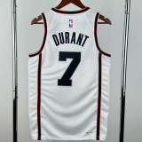 24-25 ROCKETS DURANT #7 White City Edition Top Quality Hot Pressing NBA Jersey