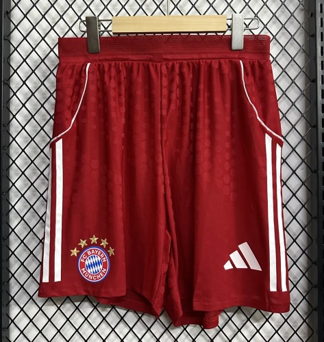 25-26 Bayern Home Player Version Shorts Pants