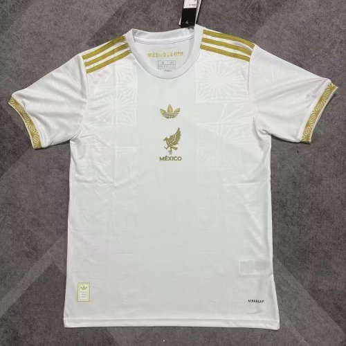 25-26 Mexico Gold Cup White Fans Soccer Jersey
