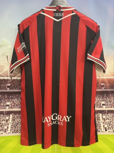 25-26 Walsall Home Fans Soccer Jersey