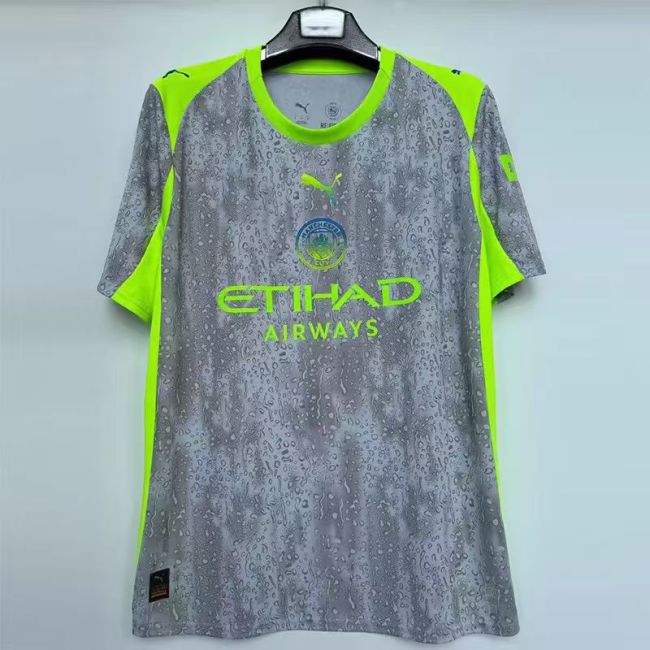 25-26 Man City Third Fans Soccer Jersey