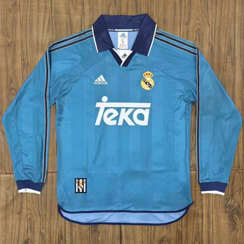 1999-2000 RMA Third Long Sleeve Retro Soccer Jersey