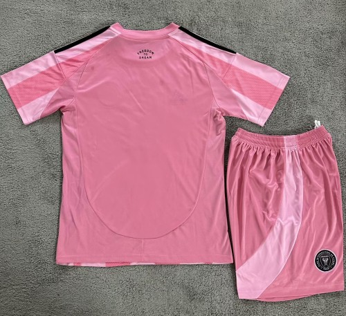 25-26 Inter Miami Home Kids Soccer Jersey