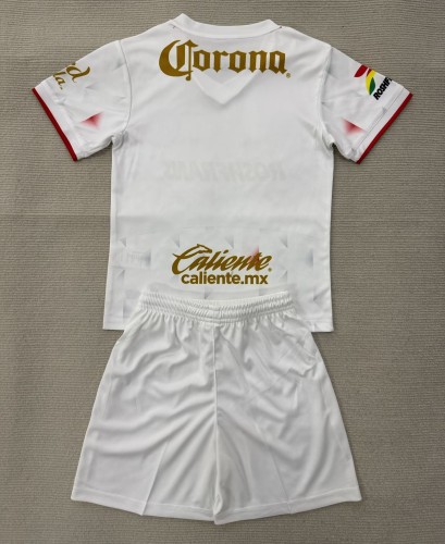 25-26 Toluca Away Kids Soccer Jersey