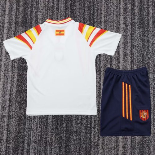 1996 Spain Third Retro Kids Soccer Jersey