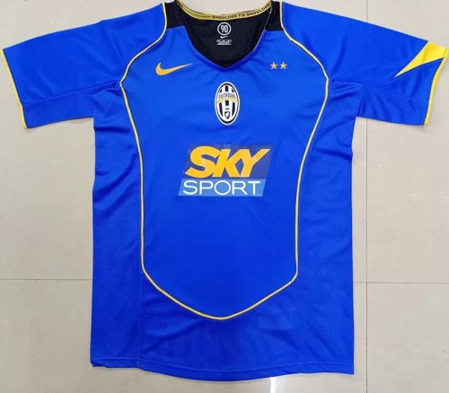 2004-2005 JUV Away Blue Retro Soccer Jersey
