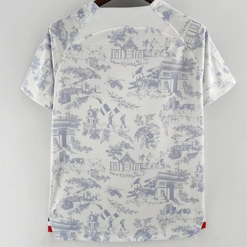 22-23 France Away Fans Version Soccer Jersey