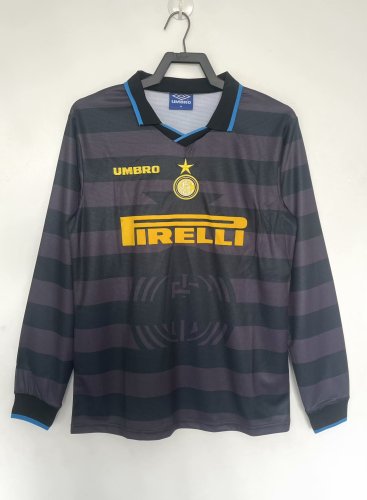 1997-1998 INT Third Long sleeves Retro Soccer Jersey