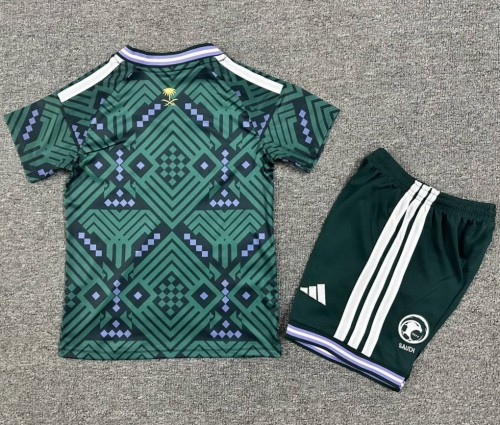 25-26 Saudi Arabia Home Kids Soccer Jersey