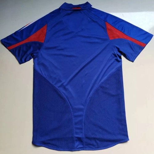 2004 France Home Retro Soccer Jersey