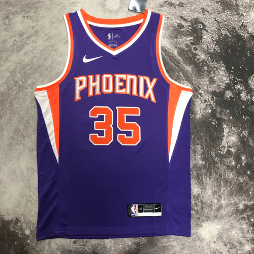 SUNS DURANT #35 Purple Top Quality Hot Pressing NBA Jersey